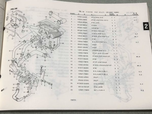 *** Alto / Alto Works CL21V/CM21V/CN21S/CP21S 1*2 type original parts catalog 3 version 91.01***