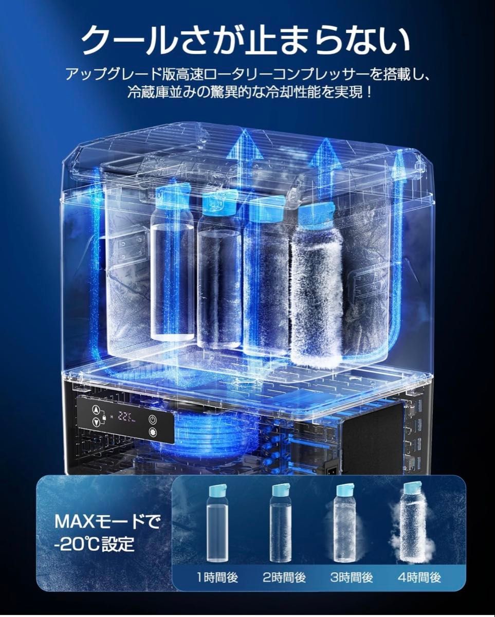 Brehobo 車載冷蔵庫 15L -20℃~20℃ 急速冷凍 ポータブル冷蔵庫 Brehobo 車載冷蔵庫 15L -20℃~20℃ 急速冷凍 ポータブル冷蔵庫