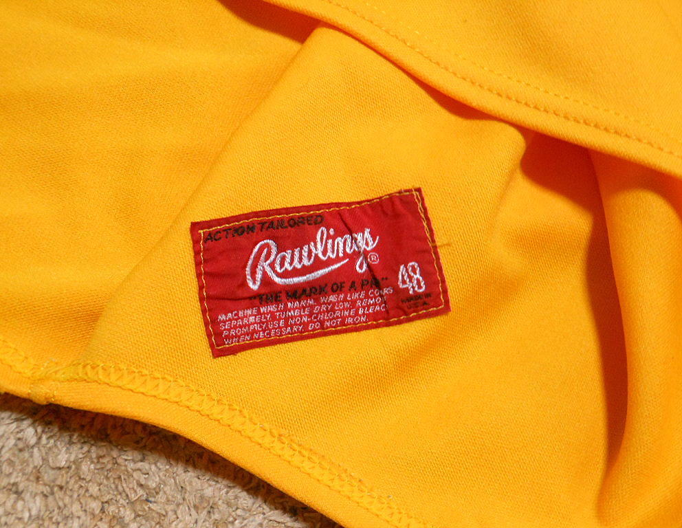 実使用 1980年代 Rawlings アスレチックス バッティング ジャージ Jersey MLB ユニフォーム Athletics オークランド メジャーリーグ_画像3