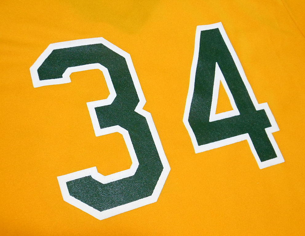 実使用 1980年代 Rawlings アスレチックス バッティング ジャージ Jersey MLB ユニフォーム Athletics オークランド メジャーリーグ_画像8