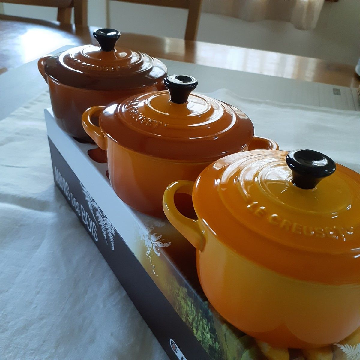 727【LE CREUSET】ル・クルーゼ ミニココット オータムリーブス 727【LE CREUSET】ル・クルーゼ ミニココット オータムリーブス