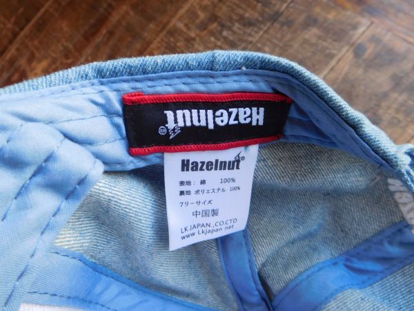 帽子 女性用　Hazelnut サイズ57.5cmフリーサイズ　青　ハット　キャップ　野球帽_画像4