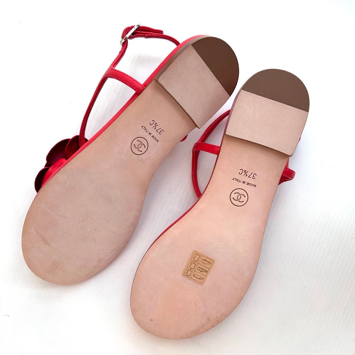 CHANEL シャネル カメリア ストラップ サンダル トングサンダル CHANEL シャネル カメリア ストラップ サンダル トングサンダル