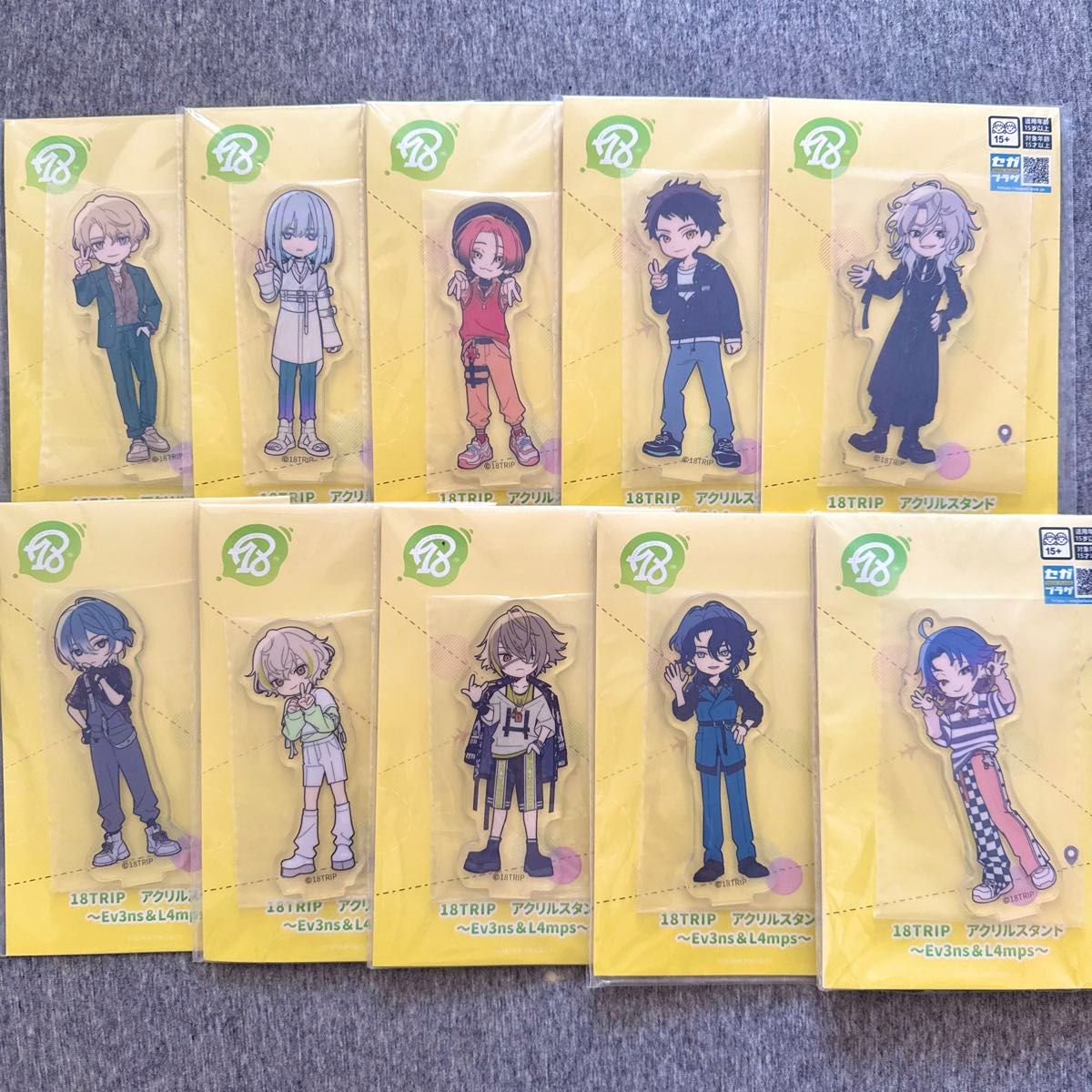 全10種セット】 18TRIPアクリルスタンド~Ev3ns&L4mps~|Yahoo 全10種セット】 18TRIPアクリルスタンド~Ev3ns&L4mps~|Yahoo