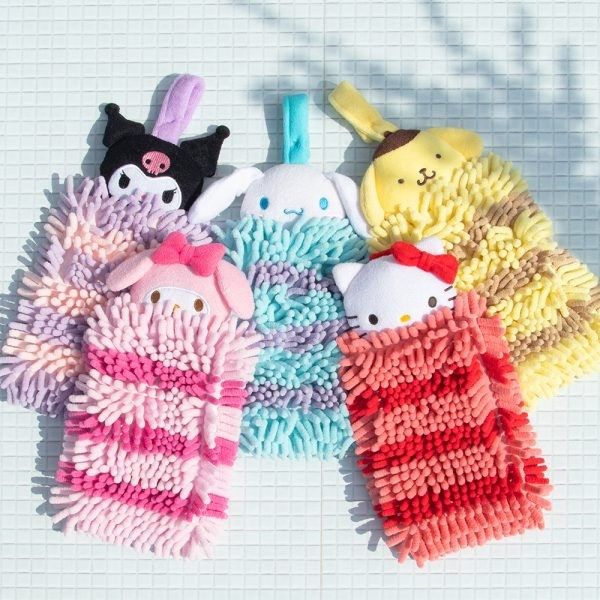 全5種セット】サンリオ モールタオル キティ クロミ ポムポム 全5種セット】サンリオ モールタオル キティ クロミ ポムポム