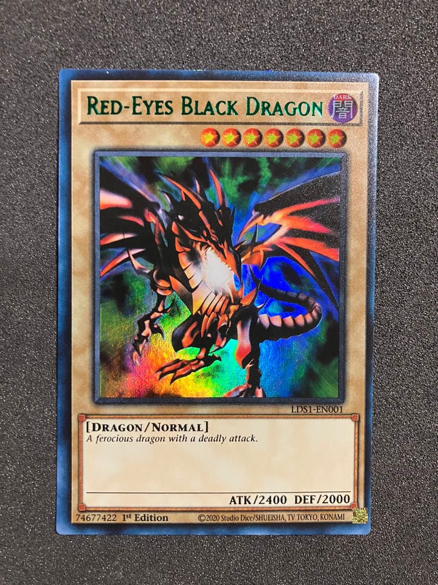 遊戯王 真紅眼の黒竜 レッドアイズブラックドラゴン 英語 北米