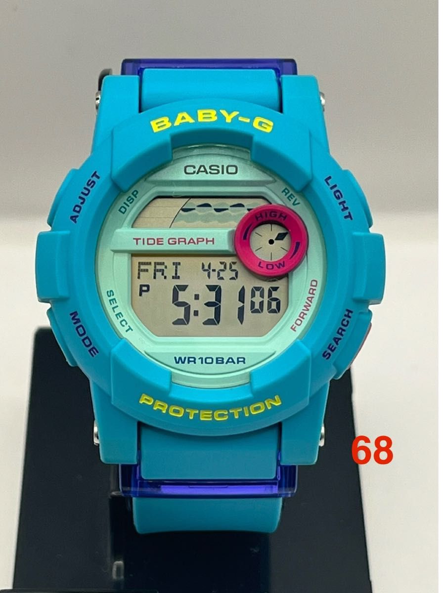 CASIO G-SHOCK baby-G トロピカルカラー タイドグラフ機能付き CASIO G-SHOCK baby-G トロピカルカラー タイドグラフ機能付き