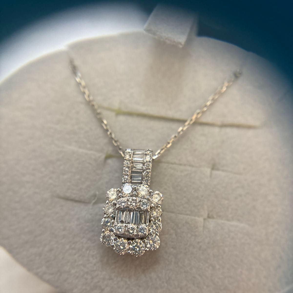 ダイヤモンド ネックレス K18 WG ホワイトゴールド 2 00ct SI ダイヤモンド ネックレス K18 WG ホワイトゴールド 2 00ct SI