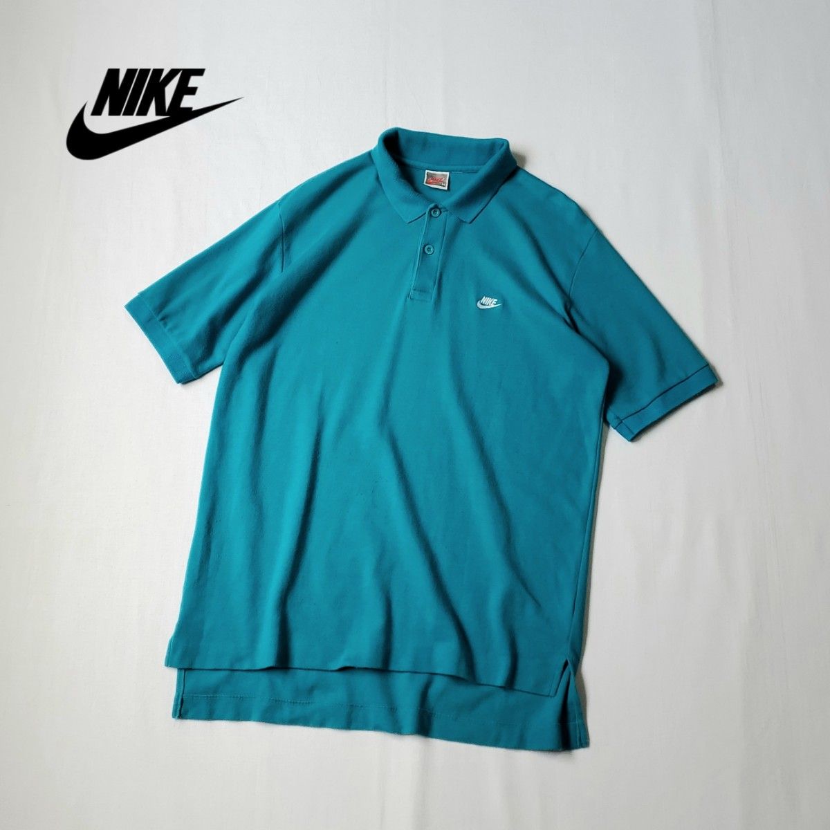 80~90s NIKE 銀タグ ポロシャツ ターコイズ|Yahoo!フリマ(旧 80~90s NIKE 銀タグ ポロシャツ ターコイズ|Yahoo!フリマ(旧