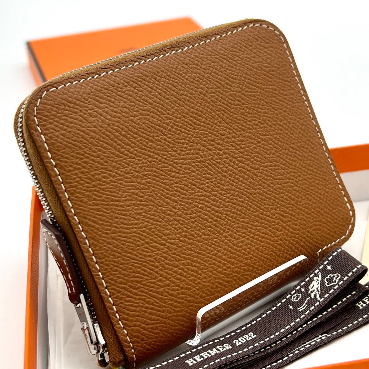 最高級美品】 HERMS エルメス アザップ シルクイン コンパクト 最高級美品】 HERMS エルメス アザップ シルクイン コンパクト