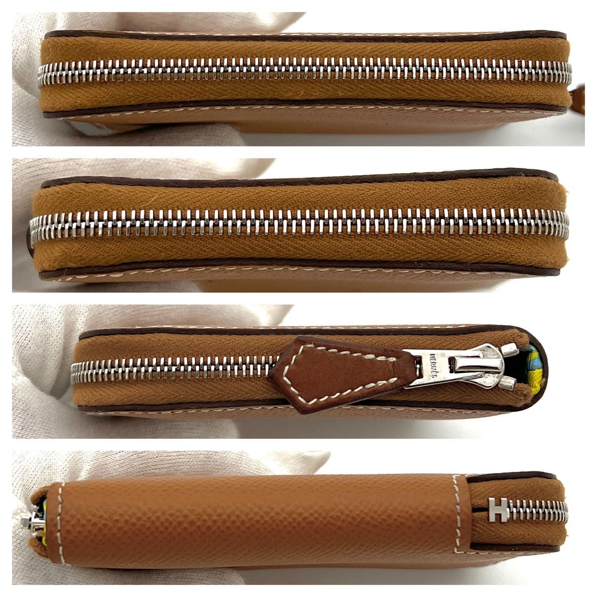 最高級美品】 HERMS エルメス アザップ シルクイン コンパクト 最高級美品】 HERMS エルメス アザップ シルクイン コンパクト