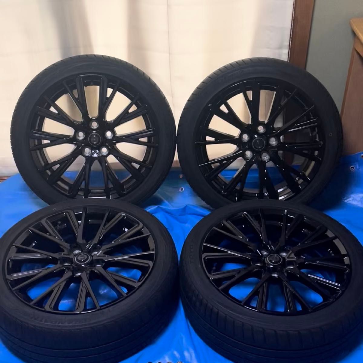 90系 ヴォクシー ノア GR SPORT 純正 18インチホイール&タイヤセット 215/45R18 93W ナット付4本セット
