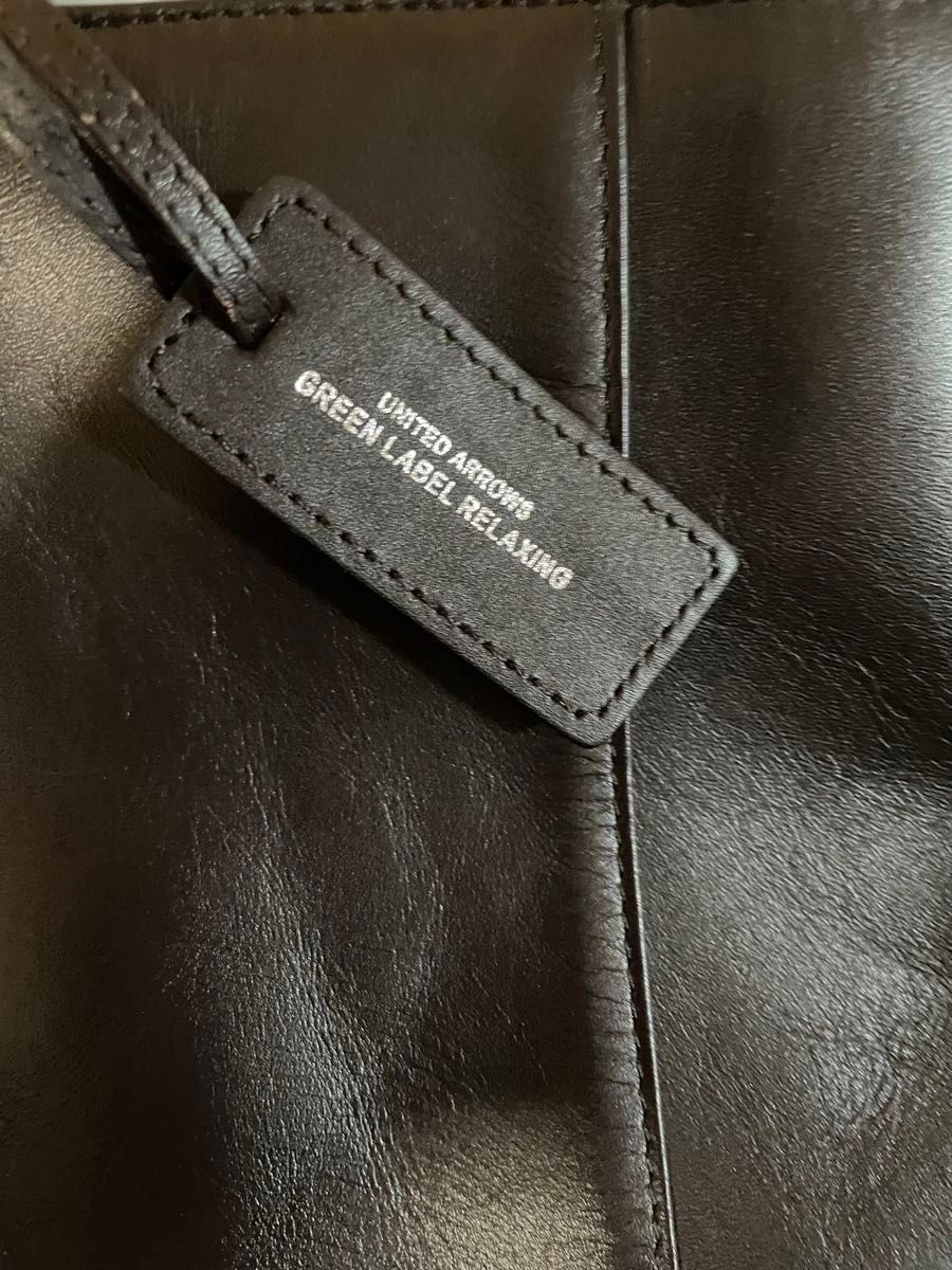 美品】UNITED ARROWS ユナイテッドアローズトートバッグ【ダーク 美品】UNITED ARROWS ユナイテッドアローズトートバッグ【ダーク