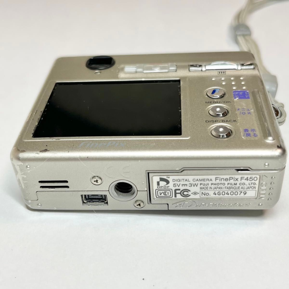 FUJIFILM フジフィルム FinePix F450 シルバー デジカメ FUJIFILM フジフィルム FinePix F450 シルバー デジカメ