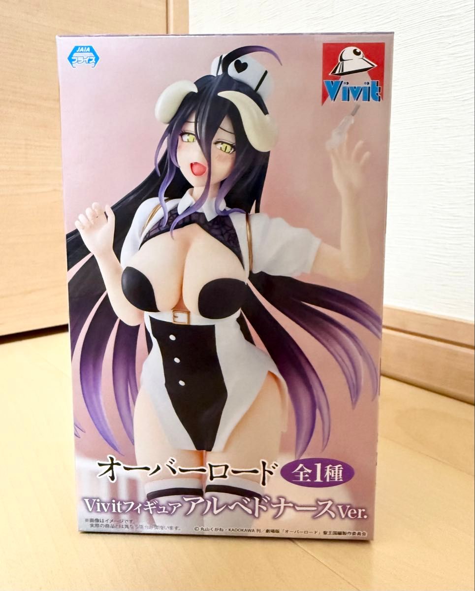 新品未開封】オーバーロード Vivitフィギュア アルベド ナース 新品未開封】オーバーロード Vivitフィギュア アルベド ナース