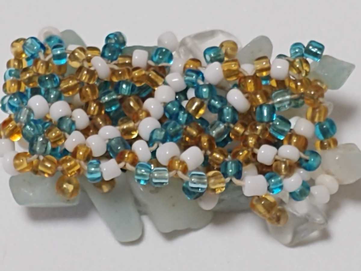 ヤフオク ビーズ 天然石 リング 指輪 ハンドメイド パワー