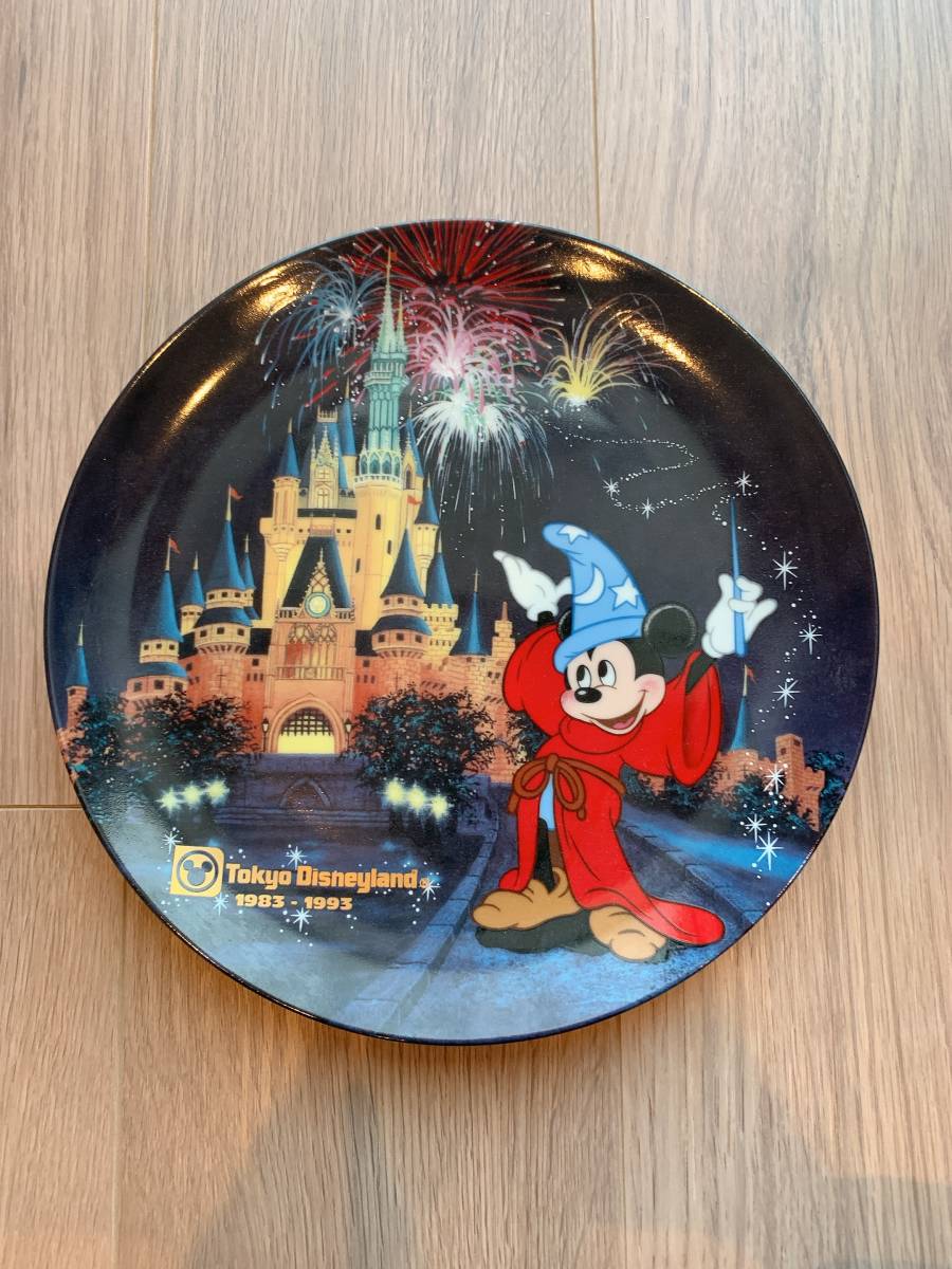 東京ディズニーランド 10周年限定記念プレート Yahoo!オークション - TDL東京ディズニーランド10周年 限定