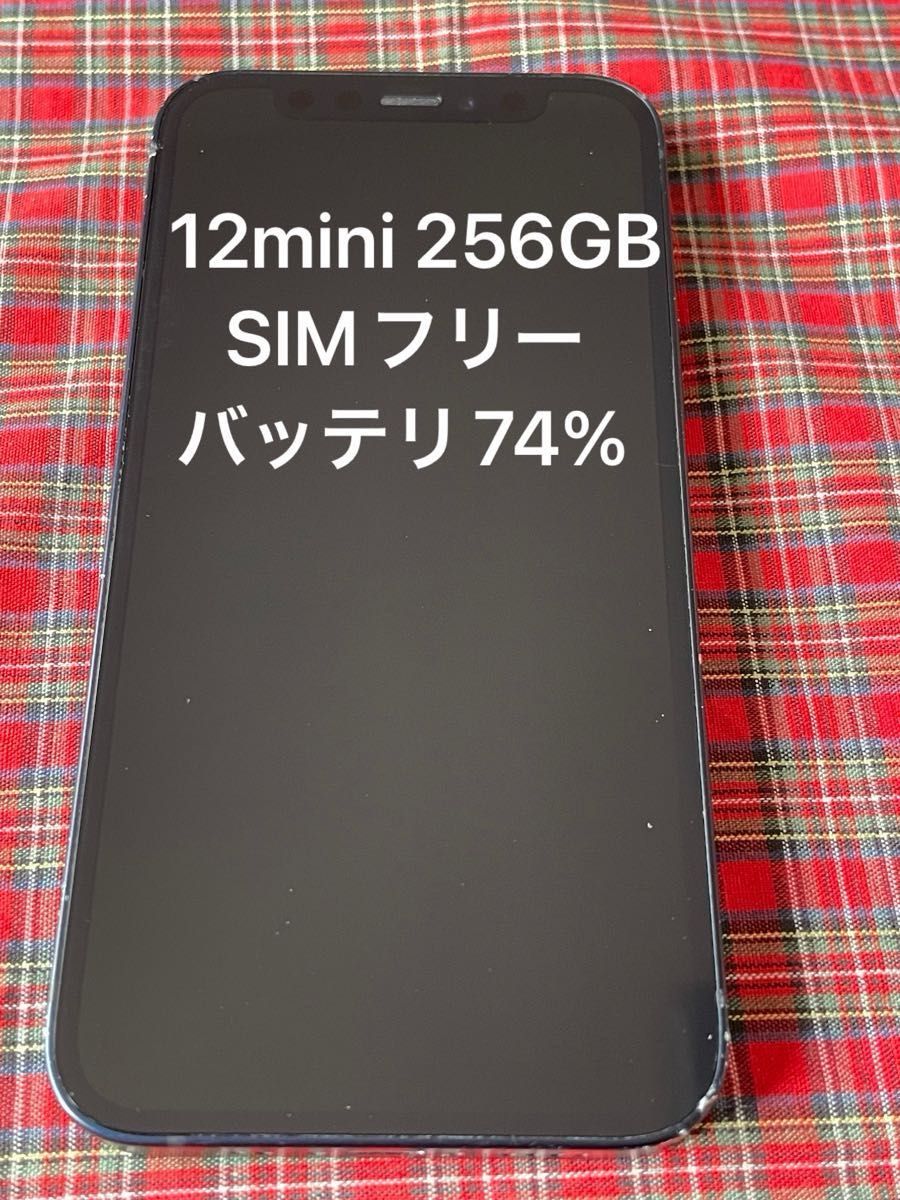 iPhone 12 mini 256GB ブラック SIMフリーバッテリー最大容量74 iPhone 12 mini 256GB ブラック SIMフリーバッテリー最大容量74