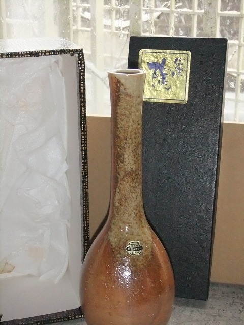  Shigaraki . ваза для цветов журавль шея 