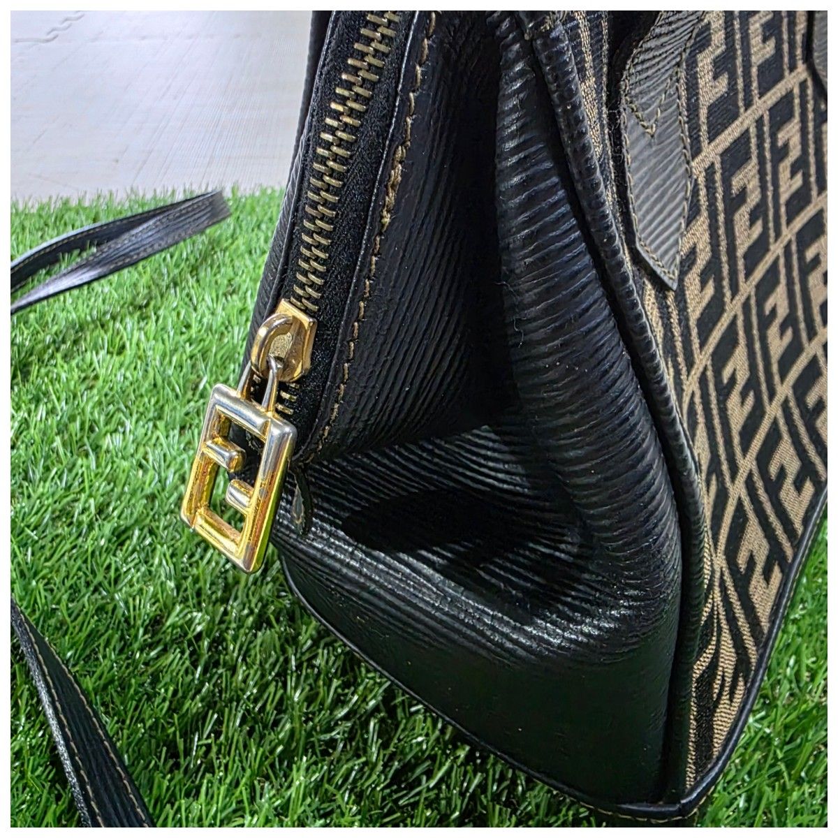 極美品》FENDI /2wayバッグ/ハンドバッグ/ズッカ柄/【14159 極美品》FENDI /2wayバッグ/ハンドバッグ/ズッカ柄/【14159