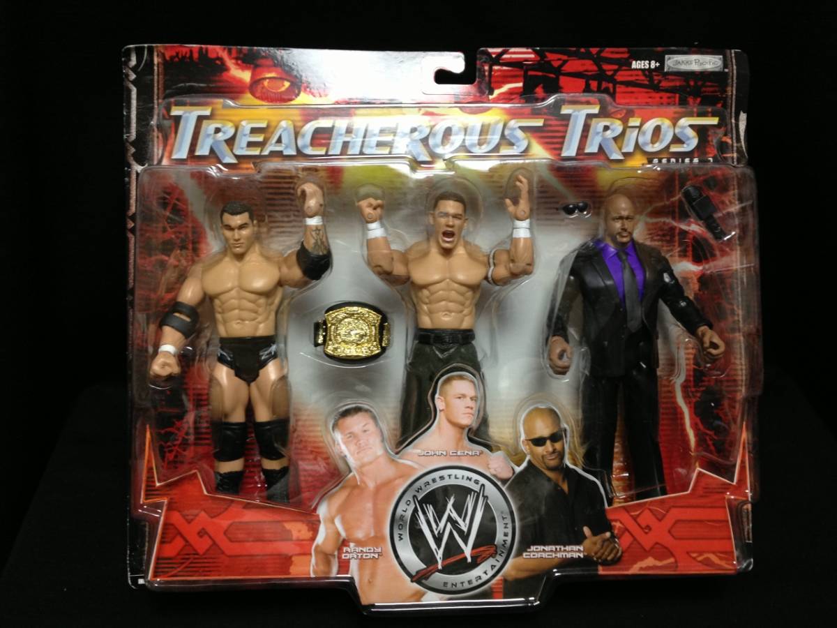 定休日以外毎日出荷中] JAKKS：WWE Treacherous Trios 3Pack Series 7