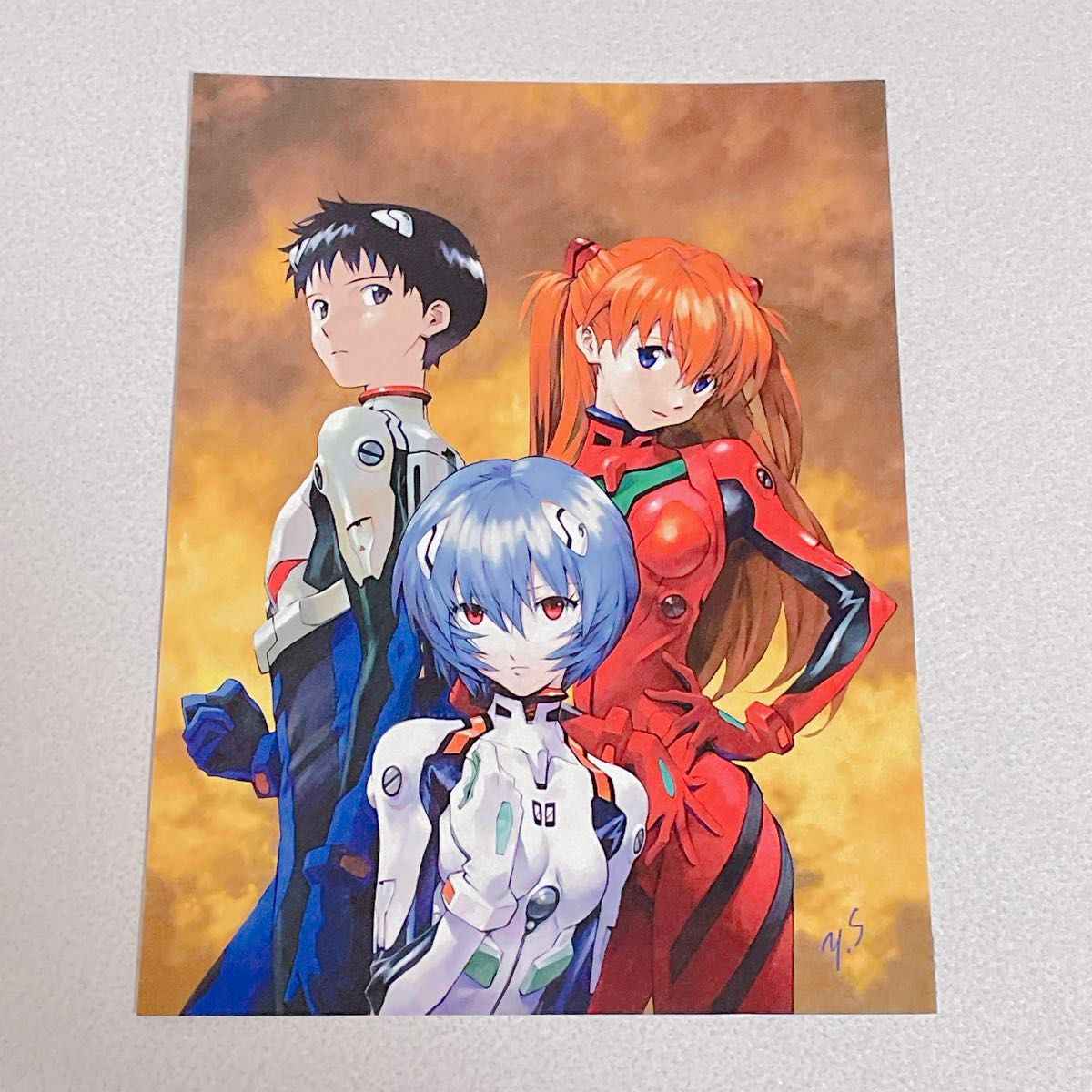 エヴァンゲリオン 貞本義行 描き下ろし 限定 ポストカード 碇 エヴァンゲリオン 貞本義行 描き下ろし 限定 ポストカード 碇