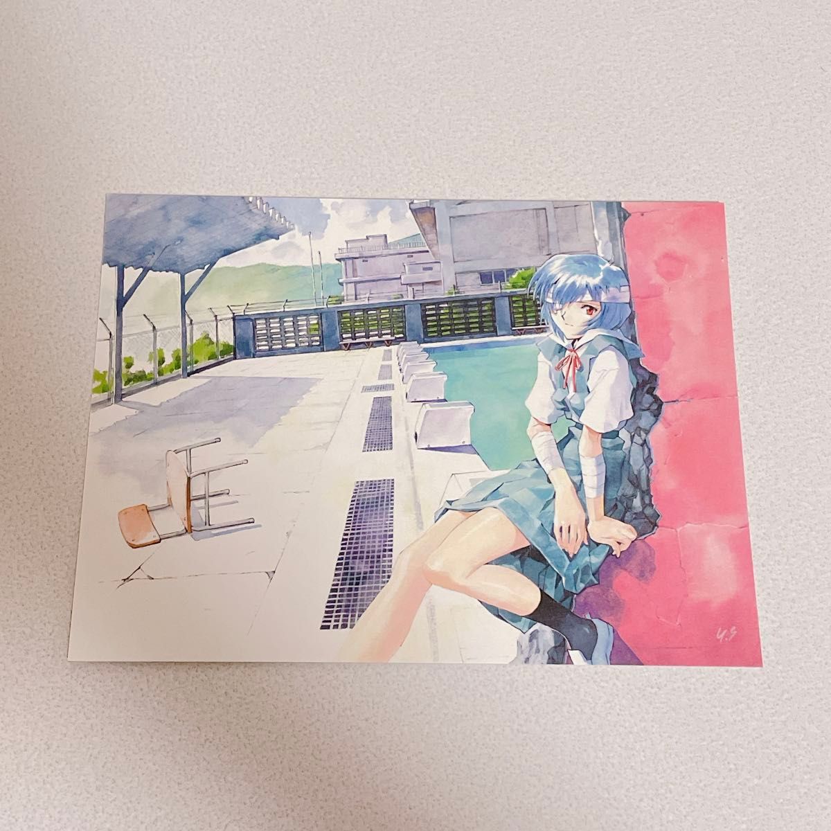 エヴァンゲリオン 貞本義行 描き下ろし 限定 ポストカード 綾波 エヴァンゲリオン 貞本義行 描き下ろし 限定 ポストカード 綾波