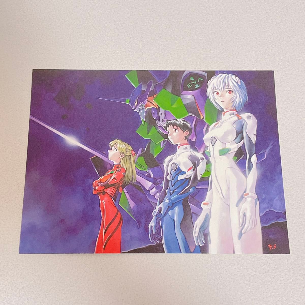 エヴァンゲリオン 貞本義行 描き下ろし 限定 ポストカード 碇 エヴァンゲリオン 貞本義行 描き下ろし 限定 ポストカード 碇