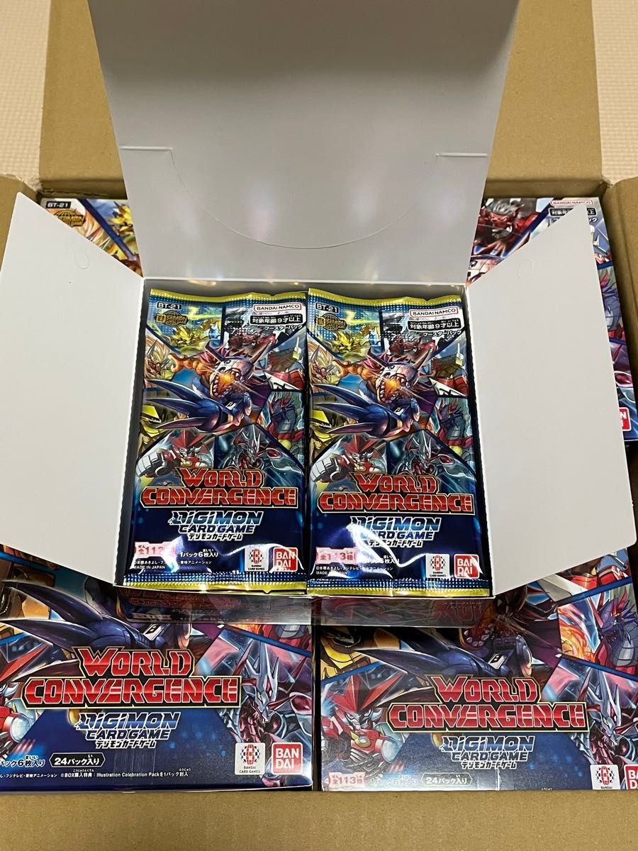 WORLD CONVERGENCE 1カートン 12BOX プロモ無し デジモンカード WORLD CONVERGENCE 1カートン 12BOX プロモ無し デジモンカード