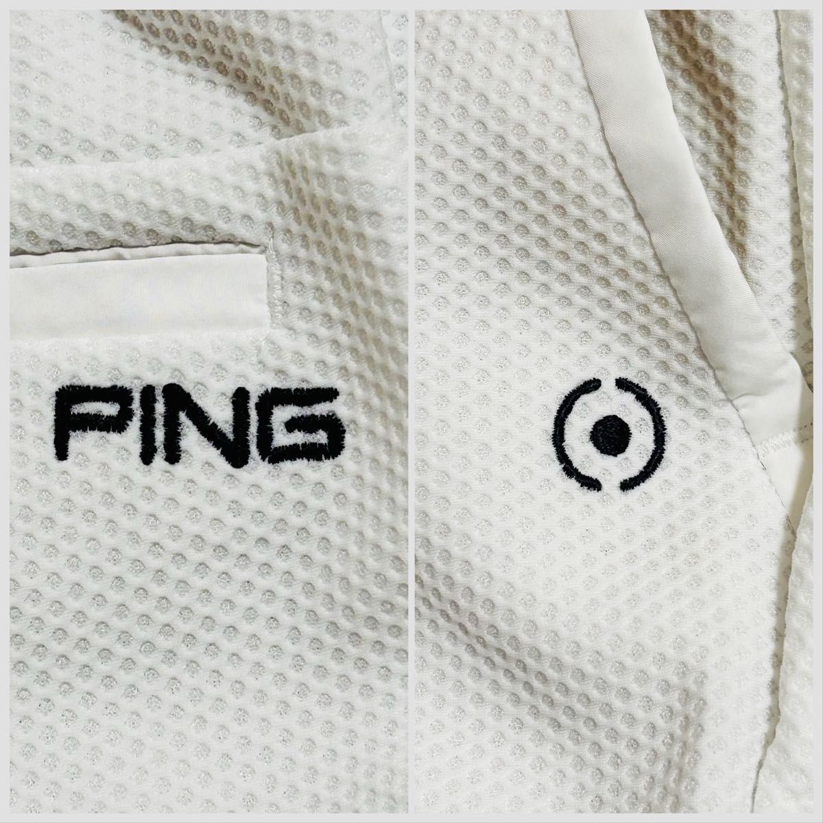 新品】PING ピン ゴルフウェア ロングパンツ レディースS 白 新品】PING ピン ゴルフウェア ロングパンツ レディースS 白