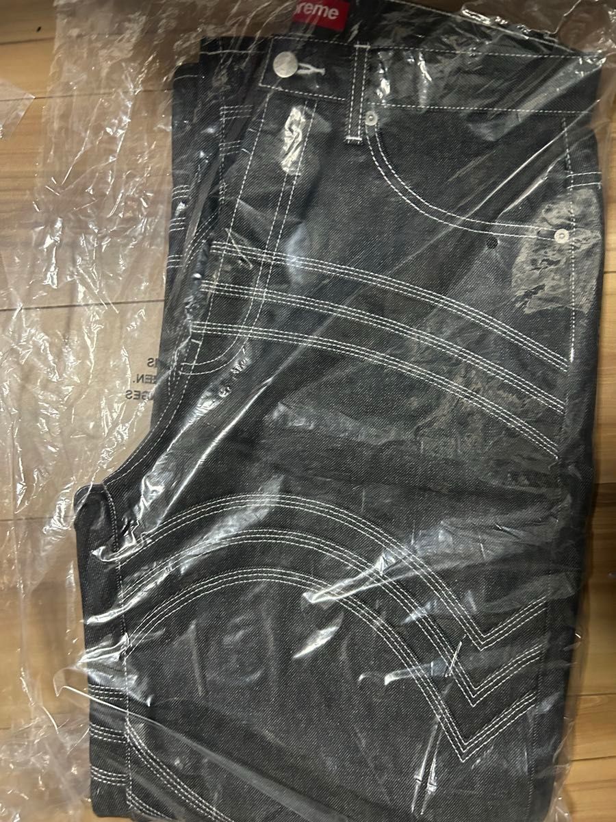 Supreme S Logo Rigid Baggy Jean Supreme S Logo Rigid Baggy Jean