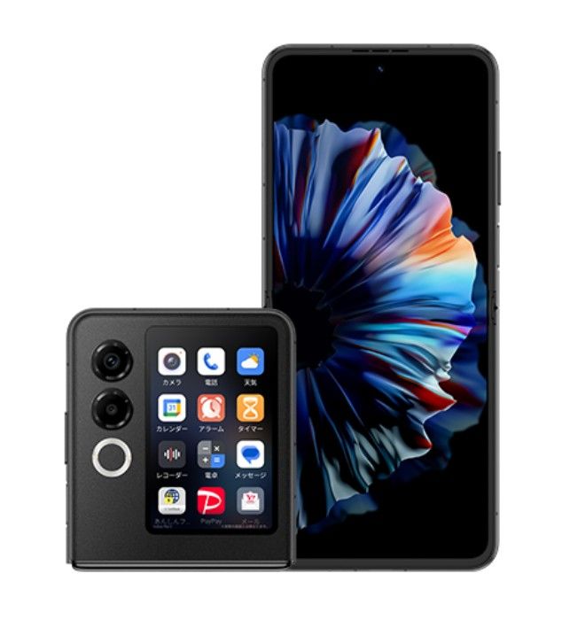 新品未開封 SIMフリー nubia Flip 2 A404ZT ブラック ZTE ワイ 新品未開封 SIMフリー nubia Flip 2 A404ZT ブラック ZTE ワイ