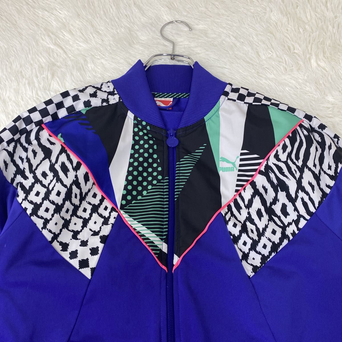 極美品 PUMA プーマ トラックジャケット ジャージ パープル 極美品 PUMA プーマ トラックジャケット ジャージ パープル
