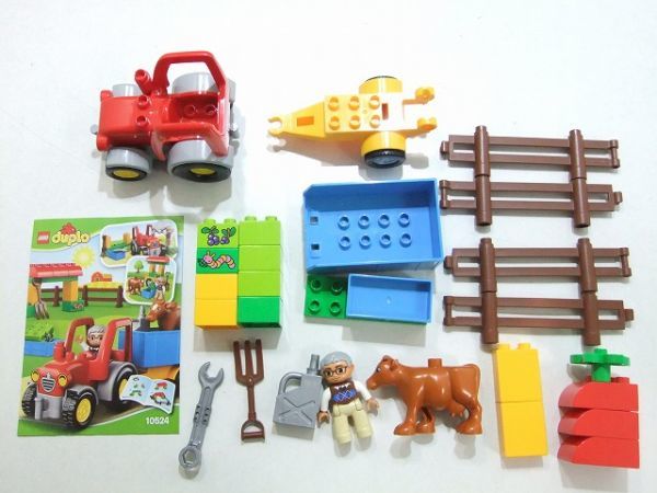 sd44 Lego 10524 Duplo . жребий ... трактор * детали проверка таблица . детали подтверждено 