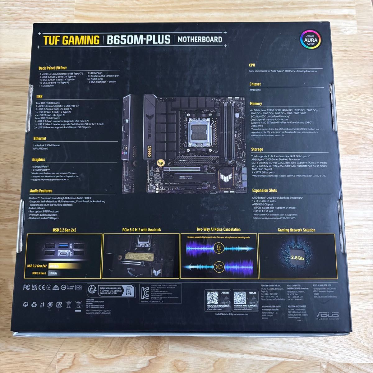 ASUS TUF GAMING B650M-PLUS マザーボード 新品未開封|Yahoo ASUS TUF GAMING B650M-PLUS マザーボード 新品未開封|Yahoo