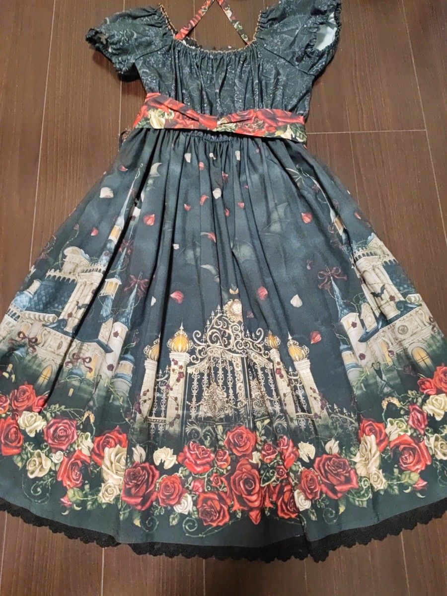 Enchantlic Enchantilly 幻影薔薇城 ワンピース 黒い夜 M|Yahoo Enchantlic Enchantilly 幻影薔薇城 ワンピース 黒い夜 M|Yahoo