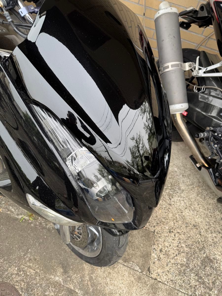 SG20J マジェスティ250 フロントマスク ブラックメタリックx SG20J マジェスティ250 フロントマスク ブラックメタリックx