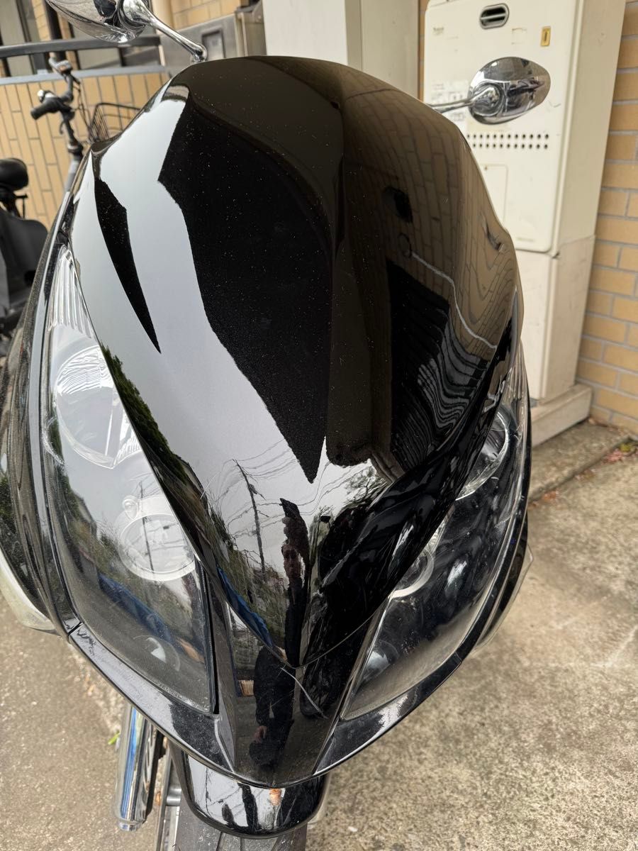 SG20J マジェスティ250 フロントマスク ブラックメタリックx SG20J マジェスティ250 フロントマスク ブラックメタリックx