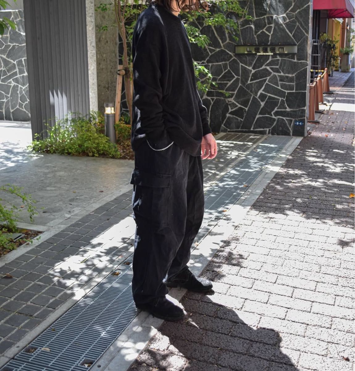 COMOLI 25SS ブラックドリル6Pパンツ サイズ1