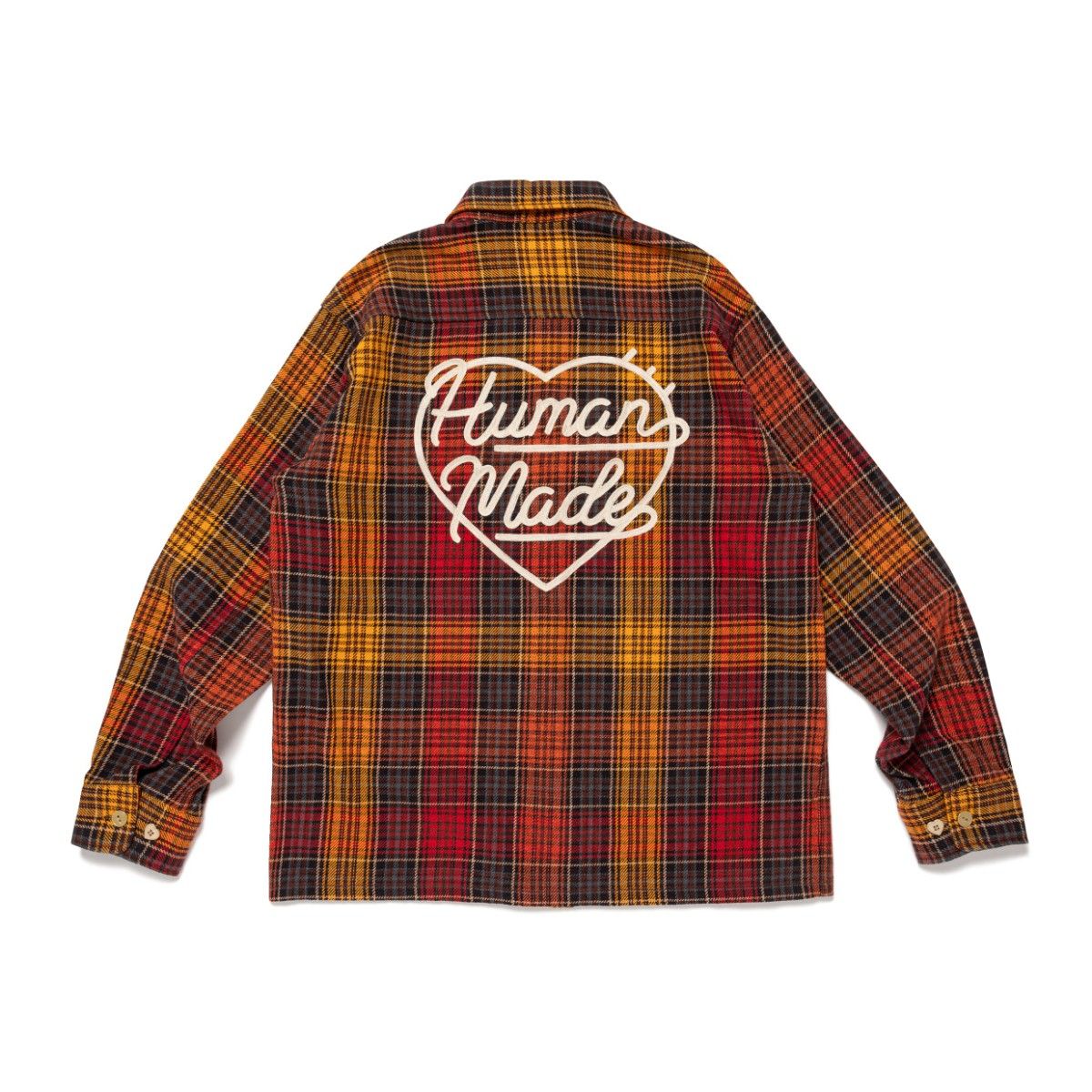 サイズM HUMAN MADE CHECK SHIRT RED ネルシャツ チェックシャツ サイズM HUMAN MADE CHECK SHIRT RED ネルシャツ チェックシャツ