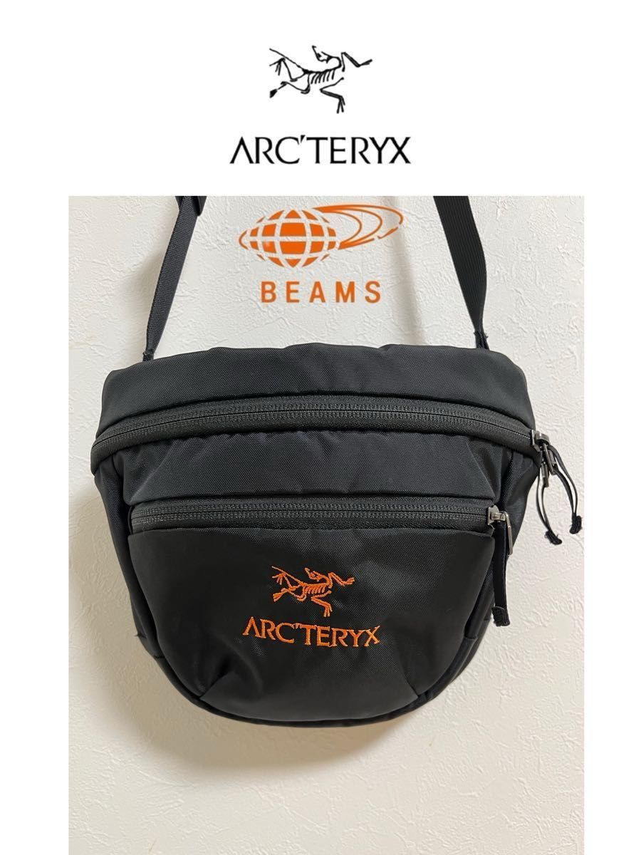 アークテリクス ボディバッグ BEAMS別注 オレンジ ブラック ARC アークテリクス ボディバッグ BEAMS別注 オレンジ ブラック ARC