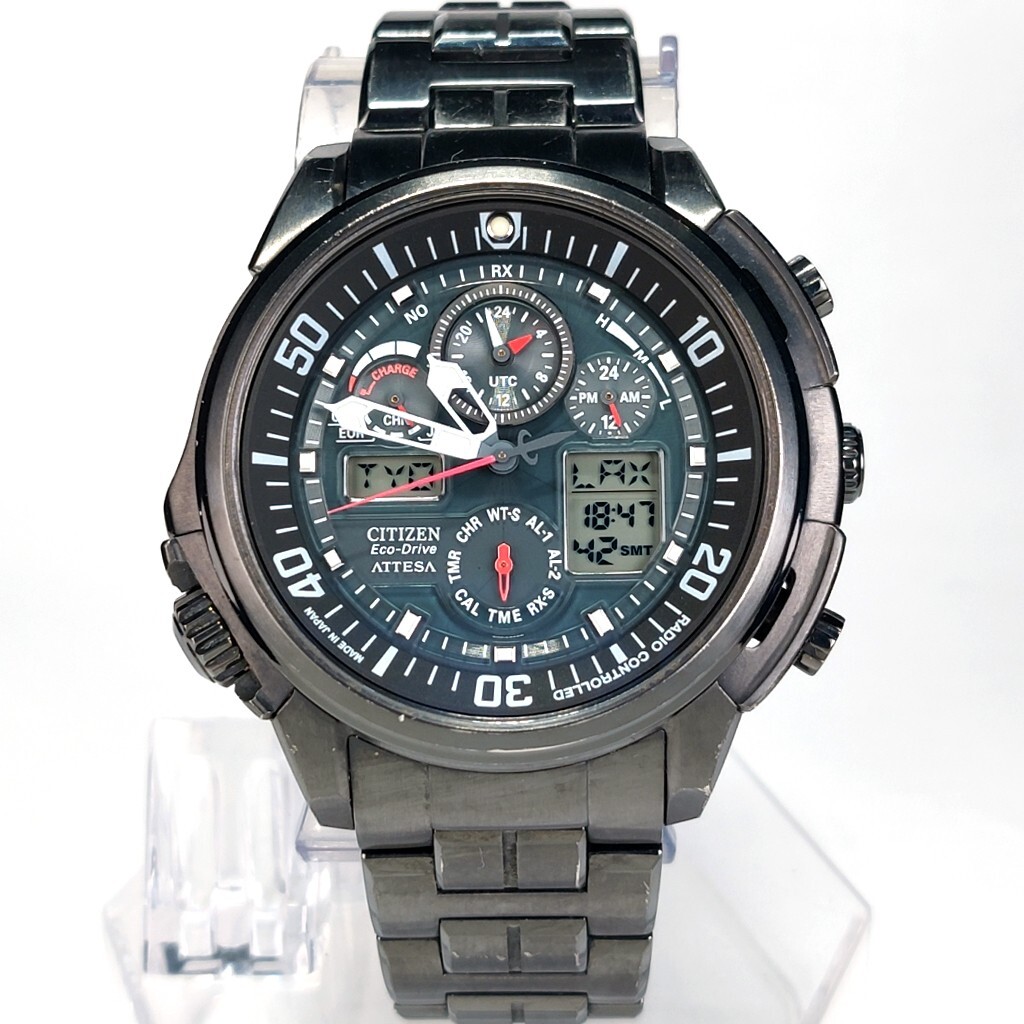 美品 CITIZEN シチズン ATTESA アテッサ エコドライブ ジェット 美品 CITIZEN シチズン ATTESA アテッサ エコドライブ ジェット