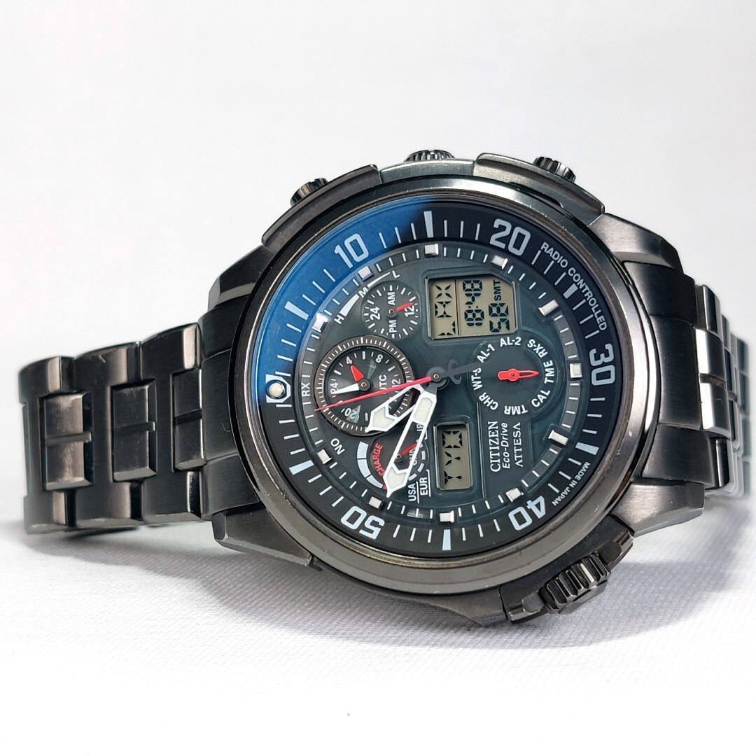 美品 CITIZEN シチズン ATTESA アテッサ エコドライブ ジェット 美品 CITIZEN シチズン ATTESA アテッサ エコドライブ ジェット