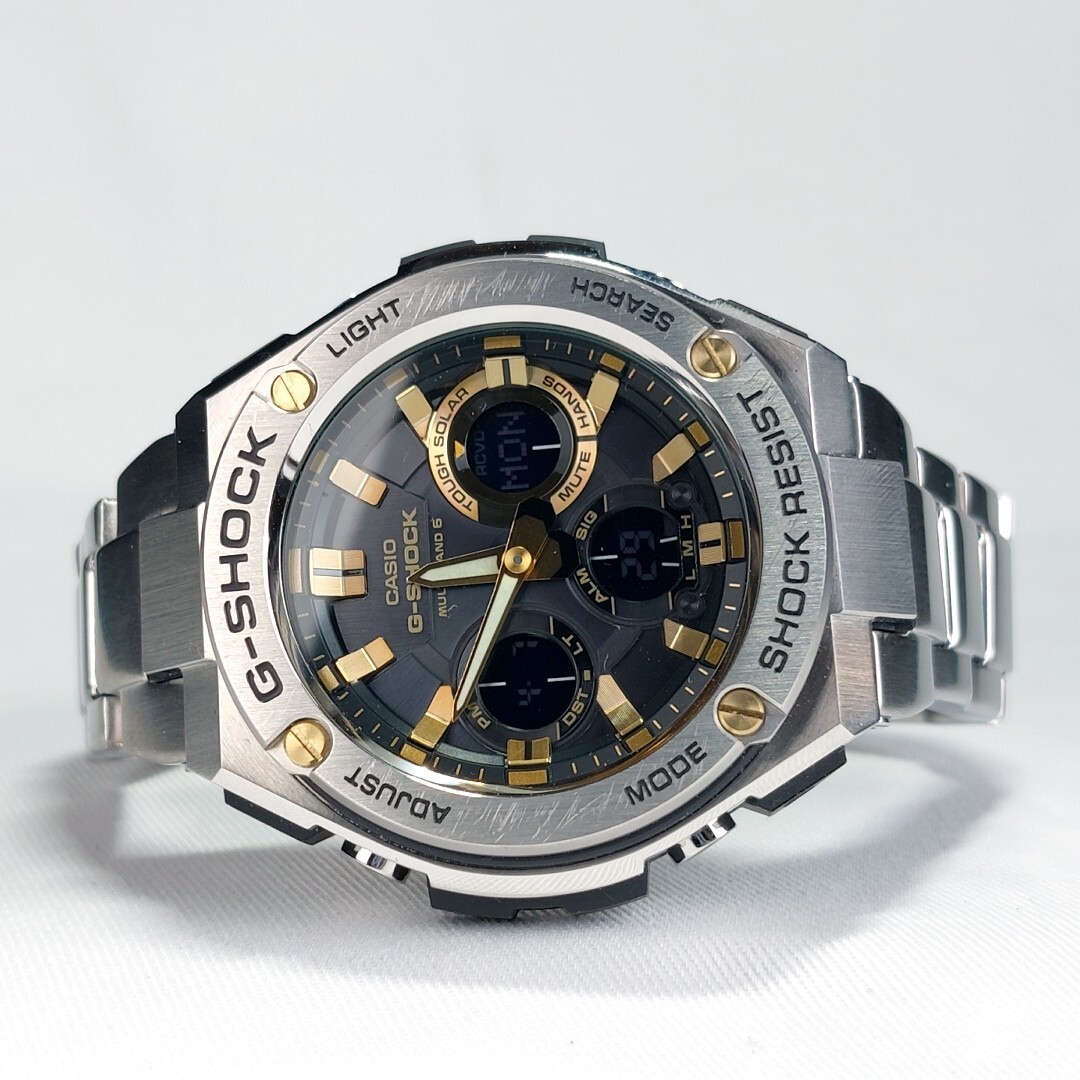 美品 CASIO カシオ G-SHOCK ジーショック G-STEEL 腕時計 GST 美品 CASIO カシオ G-SHOCK ジーショック G-STEEL 腕時計 GST