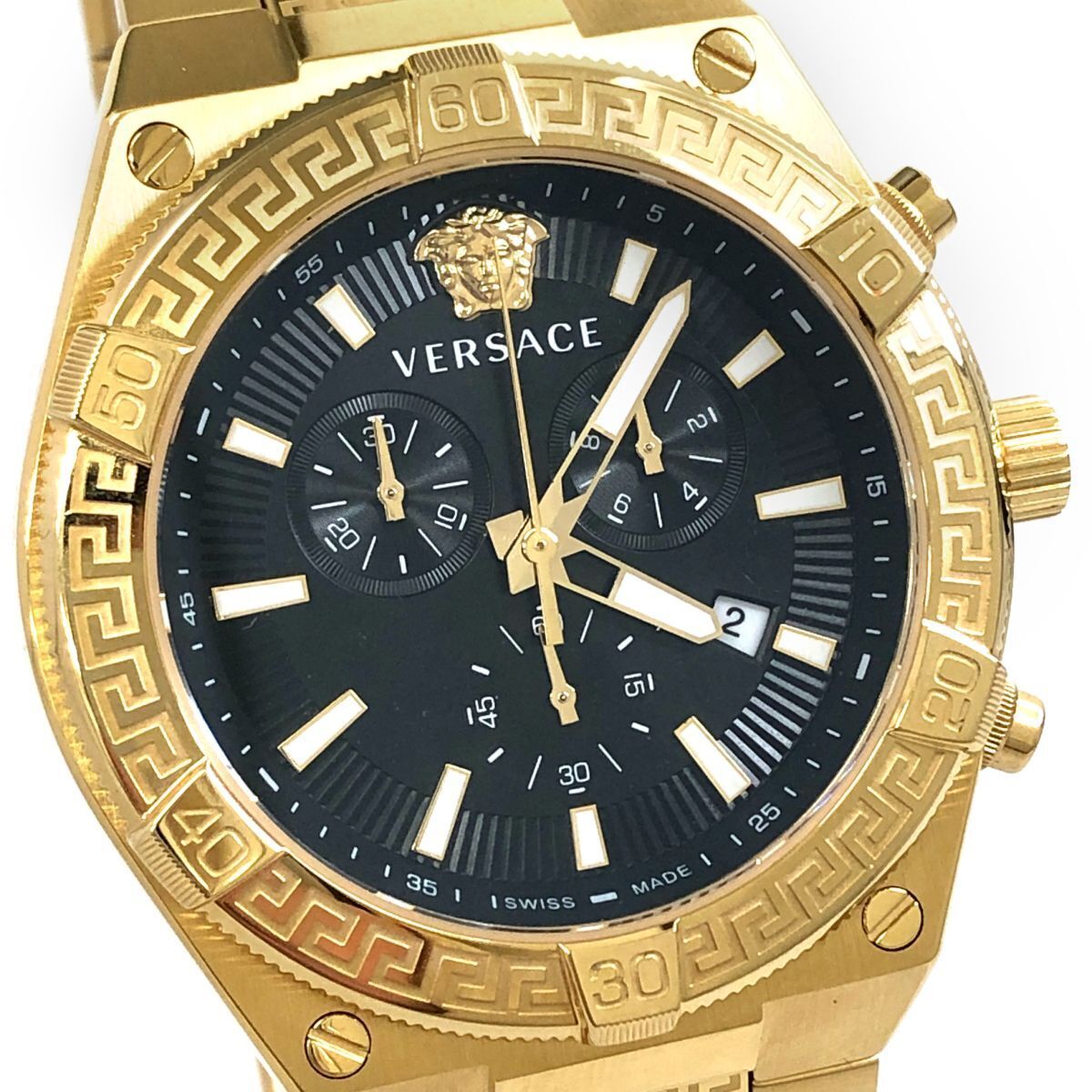 超美品 2024年購入 VERSACE ヴェルサーチ スポーティー グレカ 超美品 2024年購入 VERSACE ヴェルサーチ スポーティー グレカ