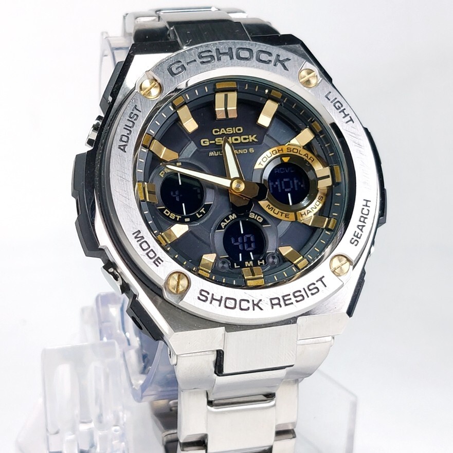 美品 CASIO カシオ G-SHOCK ジーショック G-STEEL 腕時計 GST 美品 CASIO カシオ G-SHOCK ジーショック G-STEEL 腕時計 GST