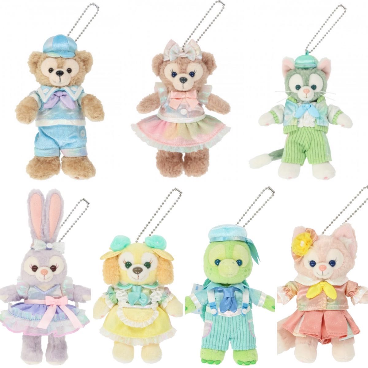 カラフルハピネス ぬいぐるみバッジ ディズニー ダッフィー カラフルハピネス ぬいぐるみバッジ ディズニー ダッフィー
