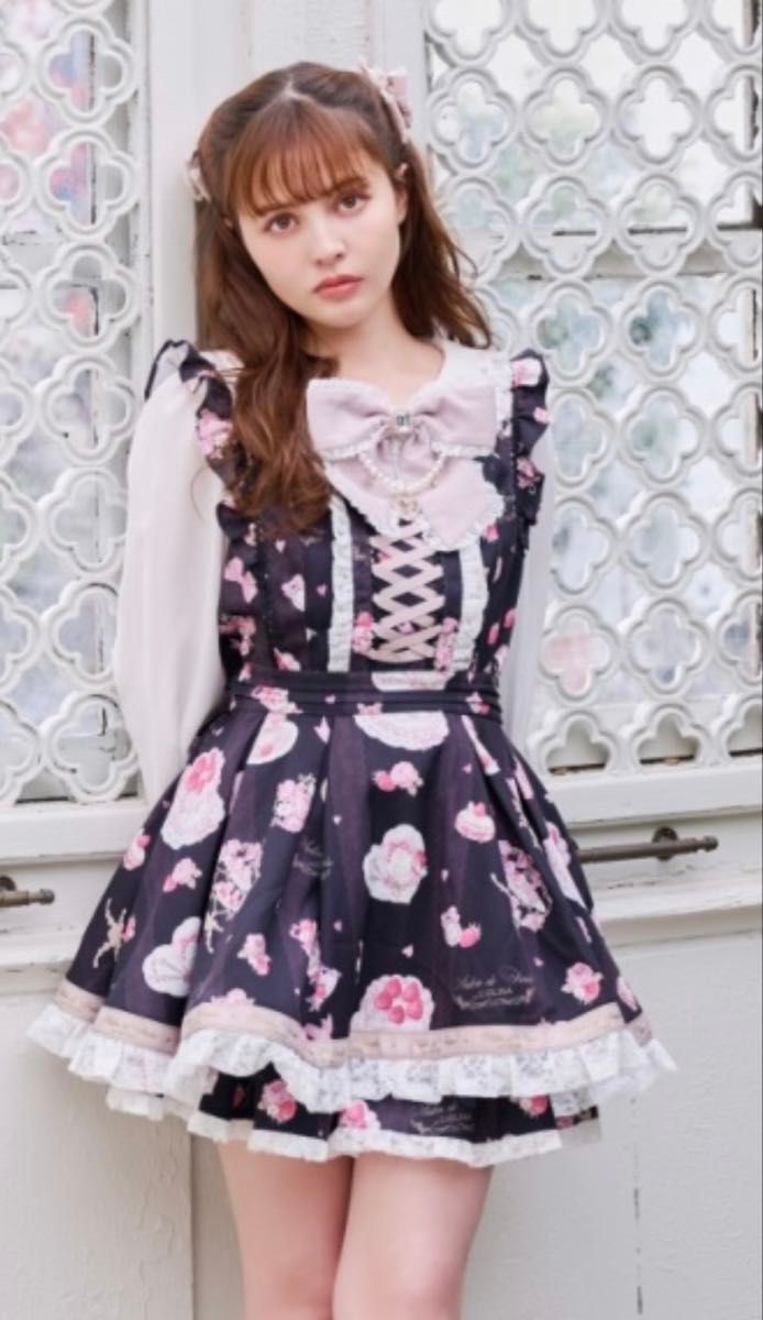 LIZLISA Salon de Fraise柄セットアップ ブラック|Yahoo!フリマ LIZLISA Salon de Fraise柄セットアップ ブラック|Yahoo!フリマ