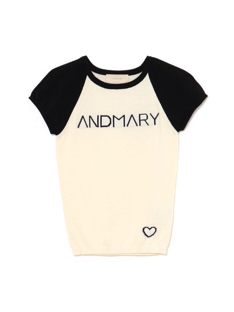 Mary logo knit tops Andmary アンドマリー|Yahoo!フリマ(旧 Mary logo knit tops Andmary アンドマリー|Yahoo!フリマ(旧