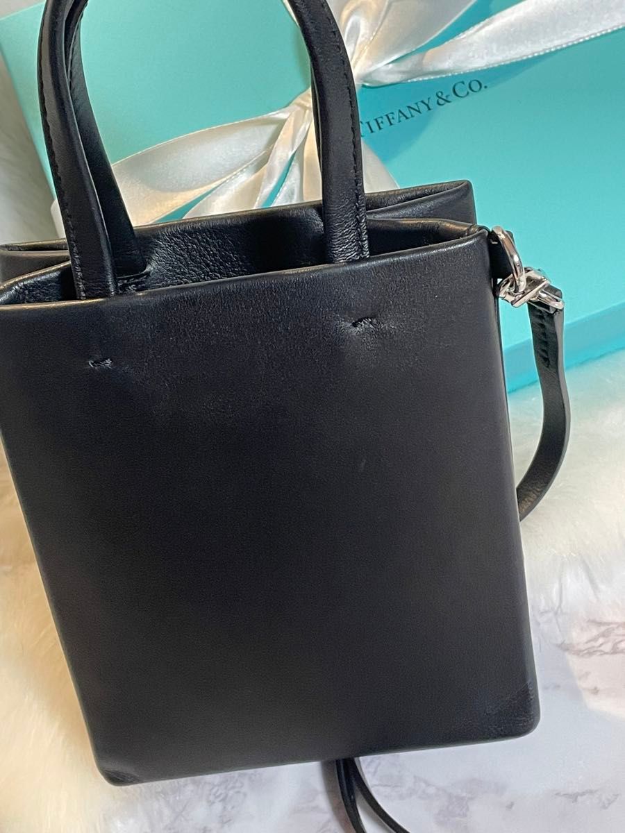 Tiffanyミニショッピングトート ブラック|Yahoo!フリマ(旧 Tiffanyミニショッピングトート ブラック|Yahoo!フリマ(旧